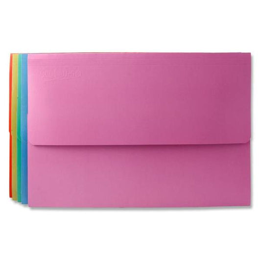 A4 Document Wallet – 5 Assorted Folders for Paperwork