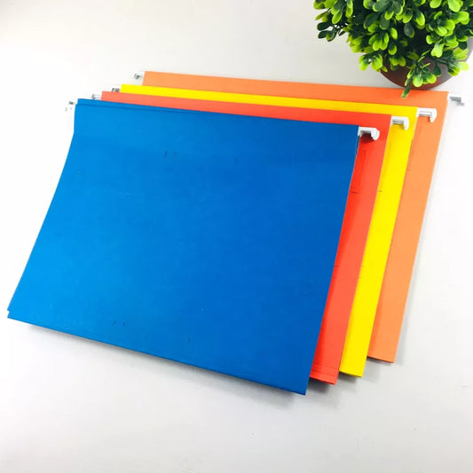 A4 Coloured Suspension Files – Hanging Cabinet Filing (Set of 10)